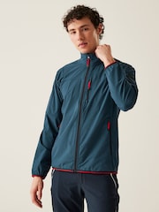 Regatta Blue Prestfield Full Zip Softshell Jacket - Image 1 of 8