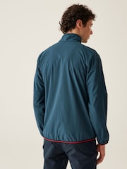 Regatta Blue Prestfield Full Zip Softshell Jacket - Image 2 of 8