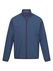 Regatta Blue Prestfield Full Zip Softshell Jacket - Image 6 of 8