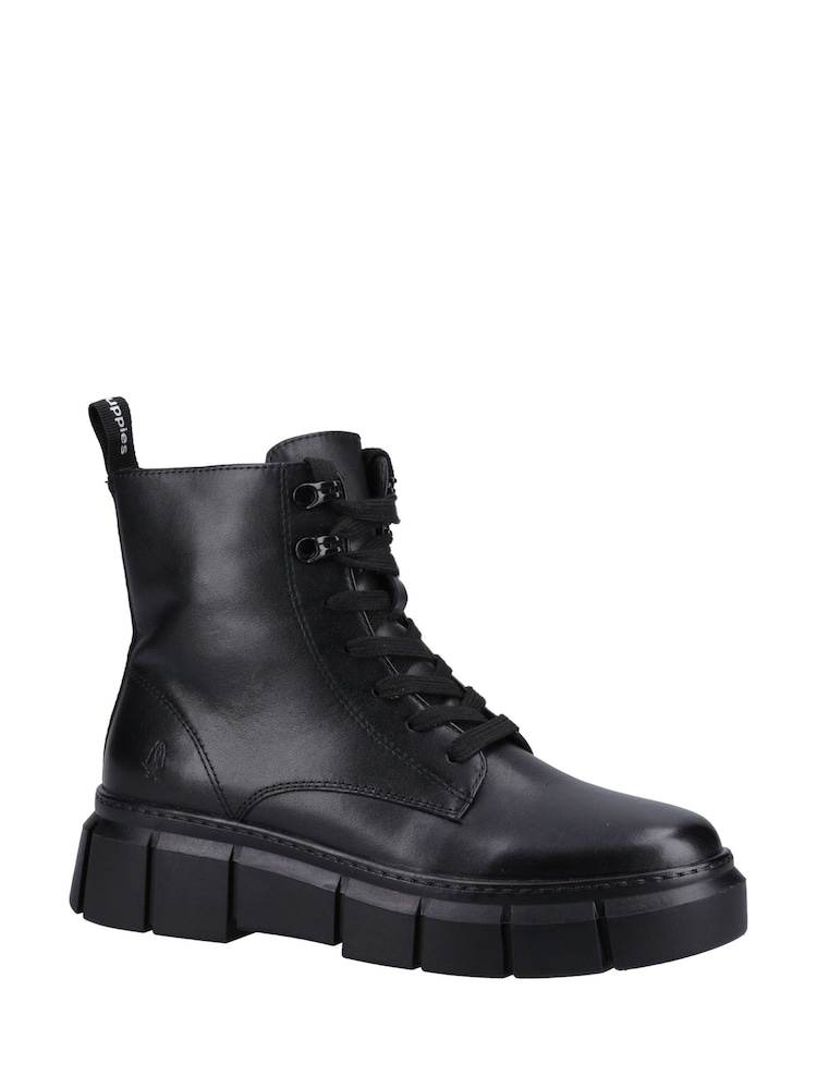 Hush Puppies Fawn Ankle Black Boots - Image 1 of 4