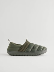 Khaki Camo Padded Close Back Slippers - Image 2 of 6