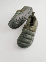 Khaki Camo Padded Close Back Slippers - Image 3 of 6