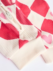 Red Heart 100% Cotton Two Way Zip Baby Footless Sleepsuit 3 Pack (0mths-3yrs) - Image 7 of 14