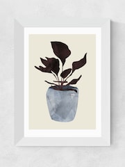 East End Prints White Country Plant Framed Art Print - Image 1 of 3