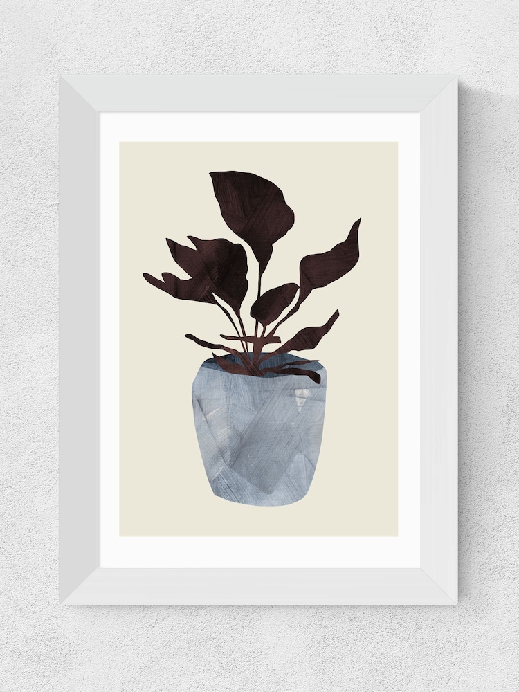 East End Prints White Country Plant Framed Art Print - Image 1 of 3