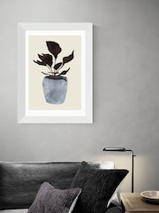 East End Prints White Country Plant Framed Art Print - Image 2 of 3