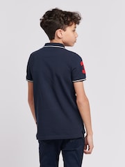 ZDA Polo Assn. Fantovska polo majica iz 100% bombaža Player 3 Sash - Slika 4 iz 7