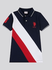 ZDA Polo Assn. Fantovska polo majica iz 100% bombaža Player 3 Sash - Slika 6 iz 7