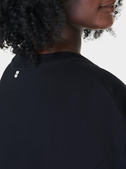 Sweaty Betty Black 100% Cotton Wear The Damn Shorts T-Shirt - Image 7 of 8