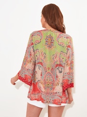Joe Browns Relaxed Fit Scarf Print Tie-Neck Top - Bild 3 von 5