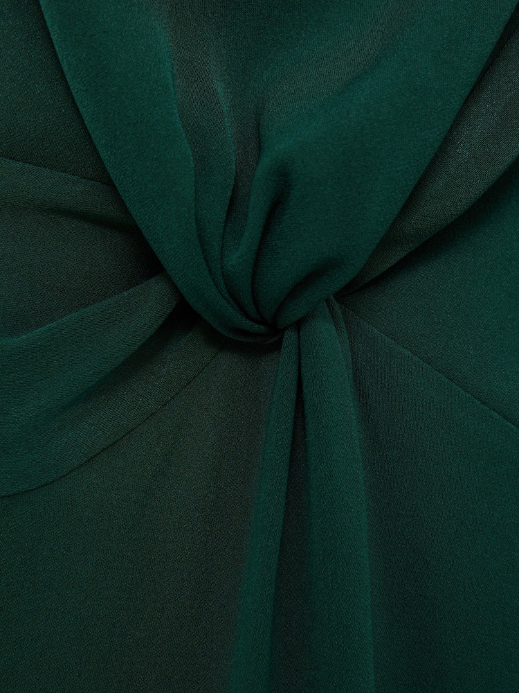 Reiss Teal Green Beth Off-Shoulder Tuck-Detail Midi Dress - Image 7 of 7 Reiss Teal Green Beth Off-Shoulder Tuck-Detail Midi Dress - Image 7 of 7