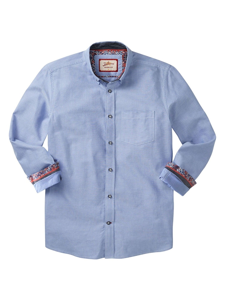 Joe Browns Blue No Ordinary Oxford Shirt - Image 3 of 3