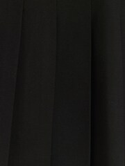 River Island Black Girls Pleated Buckle 100% Cotton Skirt - Image 3 of 3