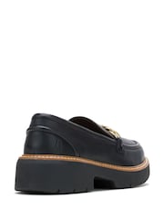 črna - Hush Puppies Jodie usnjeni mokasini - Slika 3 iz 3