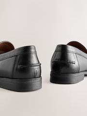 Black Standard Fit Penny Loafers - Image 6 of 6