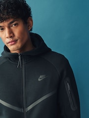 Svart - Nike Tech Fleece Zip Up Huvtröja - Bild 7 av 8