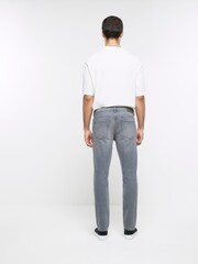 River Island Grey Slim Fit Stretch Jeans - Image 2 of 4