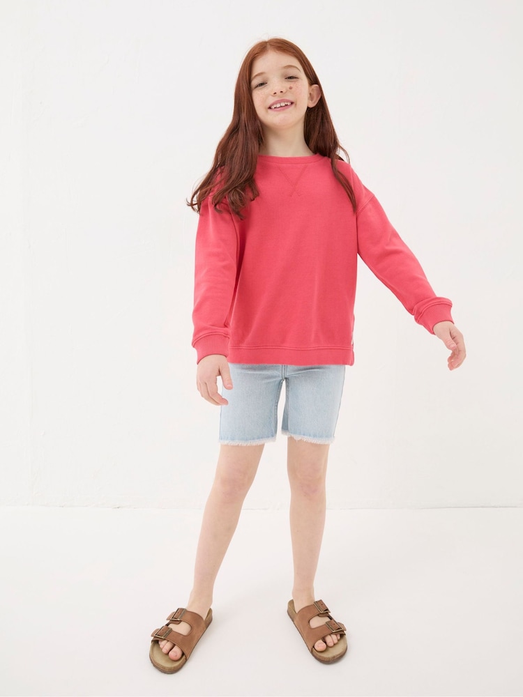 FatFace Tilbury Red Crew Sweatshirt - Image 1 of 4