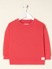 FatFace Tilbury Red Crew Sweatshirt - Image 4 of 4