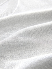 Silver Sparkle Sleeveless Knitted Vest Tank Top - Image 6 of 7