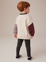 Stone Fox Colourblock Sweatshirt and Leggings Set (3mths-7yrs) - Image 2 of 7