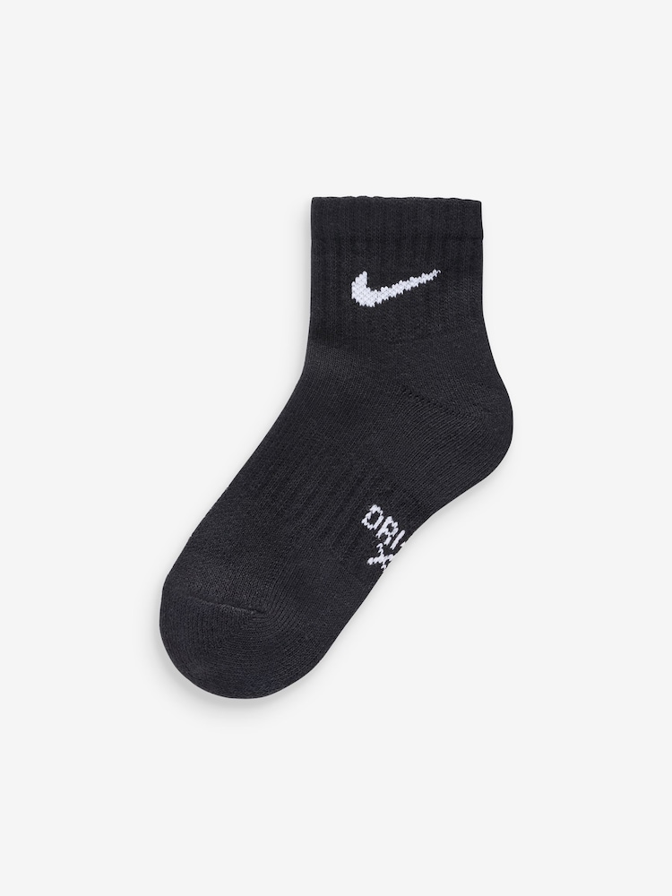 Nike Little Kids Performance Quarter Crew Socks 6 Pack - Image 3 of 7