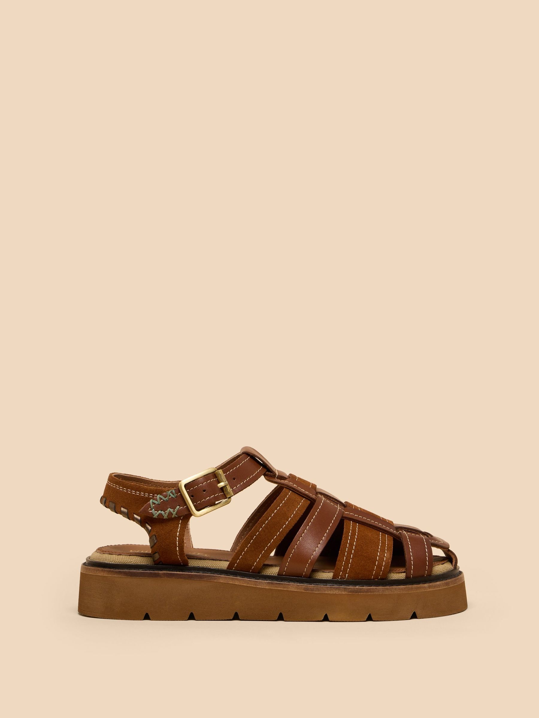 Buy White Stuff Natural Chunky Fisherman Sandals from Next Luxembourg