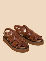 White Stuff Natural Chunky Fisherman Sandals - Image 2 of 4