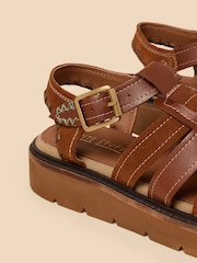 White Stuff Natural Chunky Fisherman Sandals - Image 4 of 4