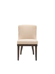 Gallery Home Set of 2 Taupe Cream Kenneth Dining Chairs - Image 2 of 3