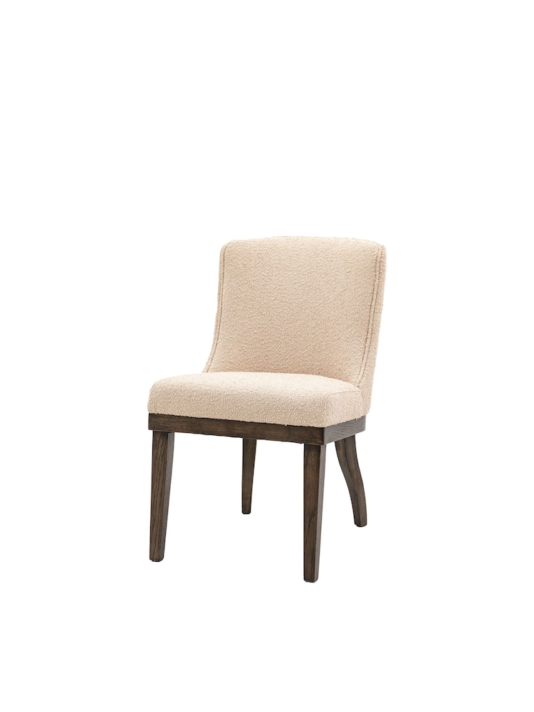 Gallery Home Set of 2 Taupe Cream Kenneth Dining Chairs - Image 3 of 3