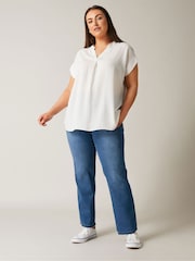 Evans Curve Straight Leg Jeans - Image 2 of 4