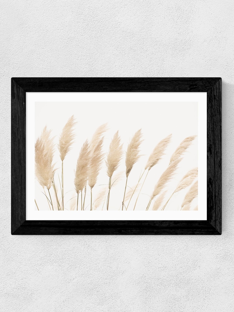 East End Prints Black Pampas by Sisi and Seb Framed Art Print - Image 1 of 3