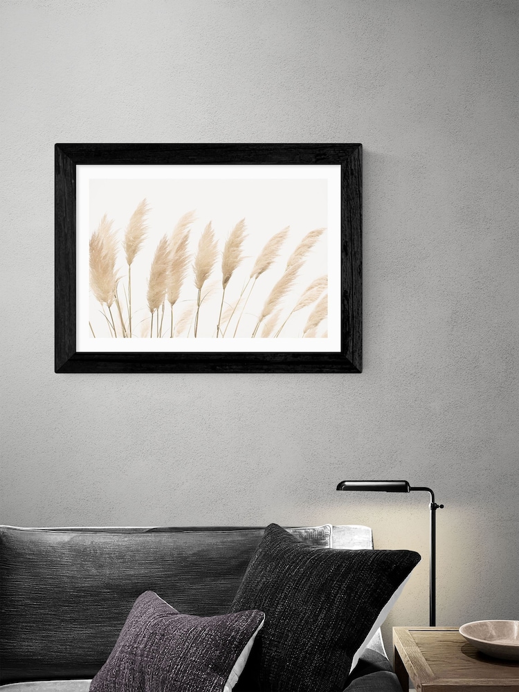 East End Prints Black Pampas by Sisi and Seb Framed Art Print - Image 2 of 3