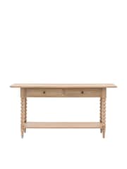 Gallery Home Natural Alston 2 Drawer Console Table - Image 7 of 7