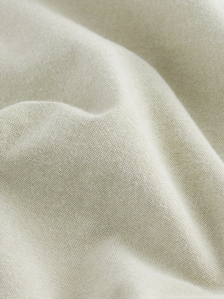 Green Brushed 100% Cotton Oxford Long Sleeve Shirt - Image 8 of 8