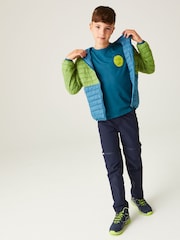 Regatta Light Blue Kids Hooded Hillpack III Padded Jacket - Image 1 of 9