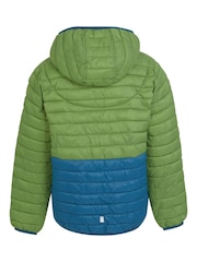 Regatta Light Blue Kids Hooded Hillpack III Padded Jacket - Image 8 of 9