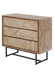 Pacific Natural Marca Acacia Wood Chest of Drawers - Image 3 of 6