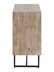 Pacific Natural Marca Acacia Wood Chest of Drawers - Image 4 of 6