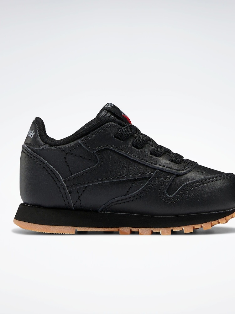 Klasické černé kožené boty Reebok - Image 1 of 5