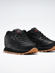 Klasické černé kožené boty Reebok - Image 2 of 5