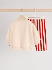 Neutral Gingerbread Baby Christmas Cosy Sweatshirt and Joggers Set (0mths-2yrs) - Image 6 of 15
