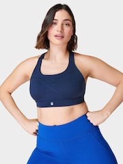 Sweaty Betty Navy Blue Medium Power Support Sports Bra - Image 1 of 7