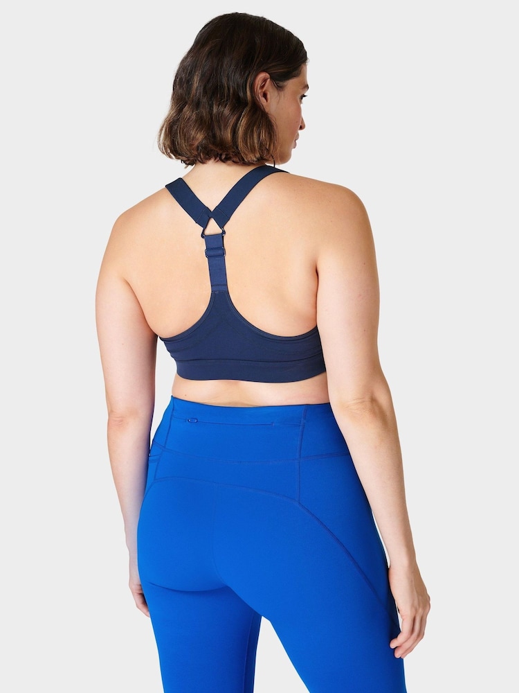 Sweaty Betty Navy Blue Medium Power Support Sports Bra - Image 2 of 7