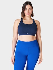 Sweaty Betty Navy Blue Medium Power Support Sports Bra - Image 3 of 7