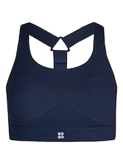 Sweaty Betty Navy Blue Medium Power Support Sports Bra - Image 5 of 7
