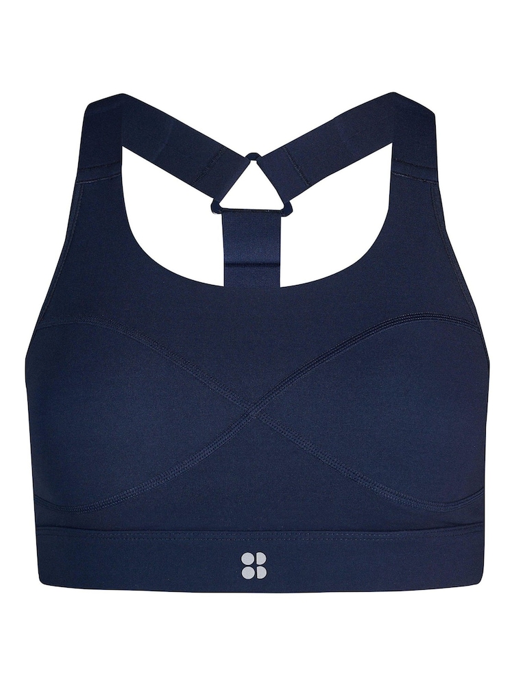 Sweaty Betty Navy Blue Medium Power Support Sports Bra - Image 5 of 7