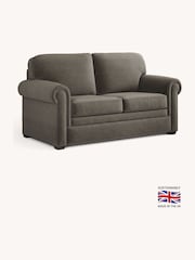 Jay-Be Brushed Twill Pewter Grey Heritage 2 Seater Sofa Bed - Image 2 of 6