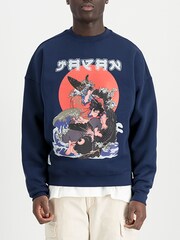 Alpha Industries Japan Warrior 100% Cotton Sweater - Image 1 of 4